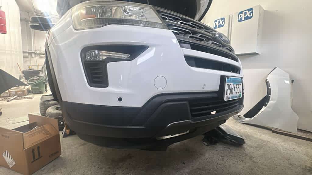 Professional auto body work