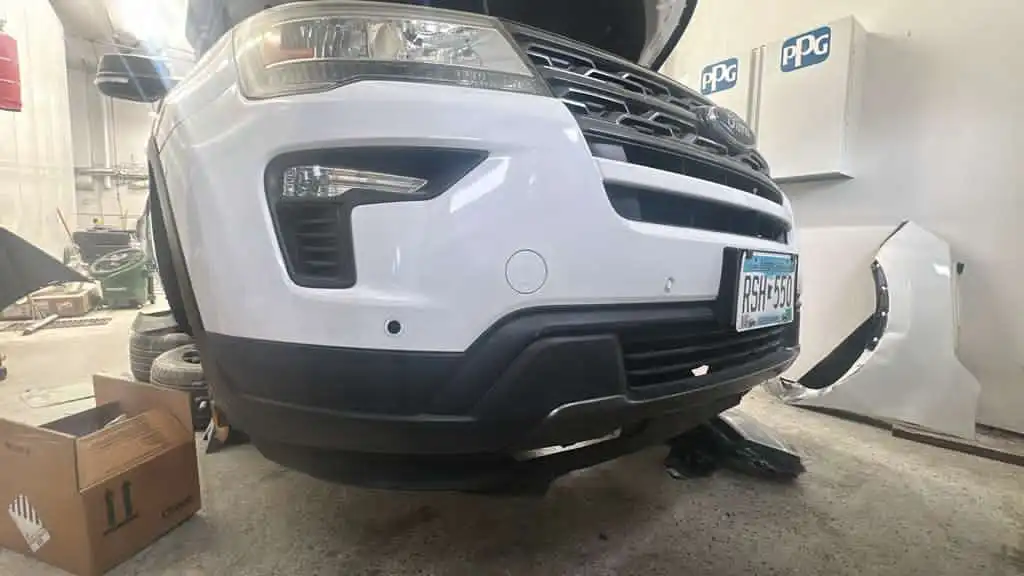Professional auto body work